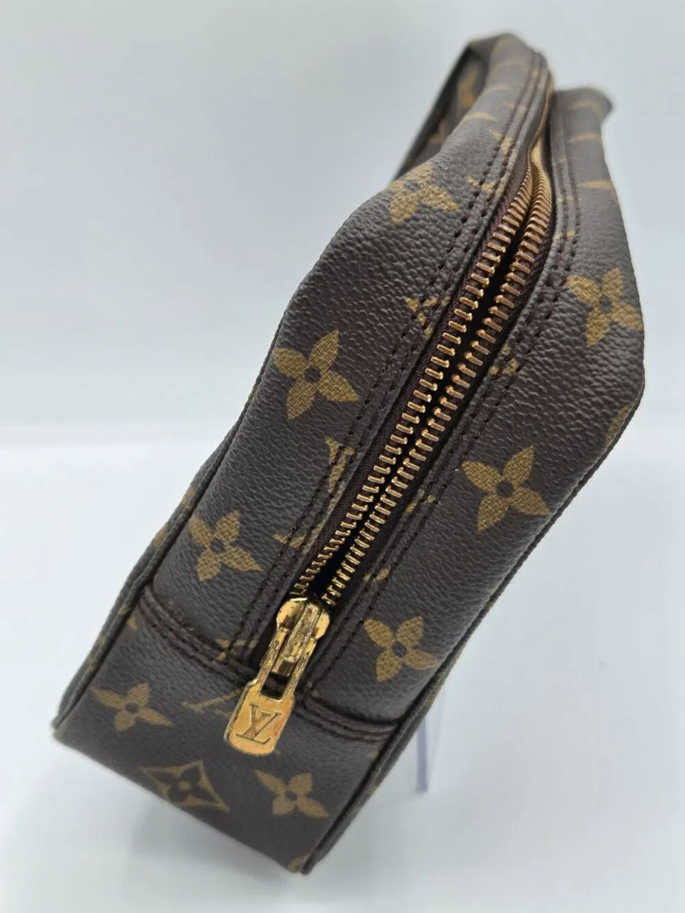 Louis Vuitton Monogram Trousse Toilette 23 Cosmetic Pouch Authentic